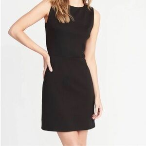Gap Black Sleeveless Sheath Dress